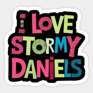 I Love Stormy Daniels Sticker